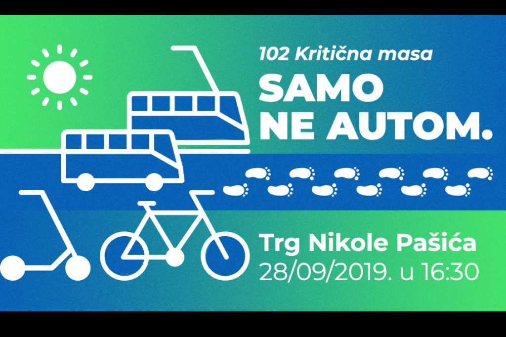 102. Beogradska Kritična masa - Samo ne autom!